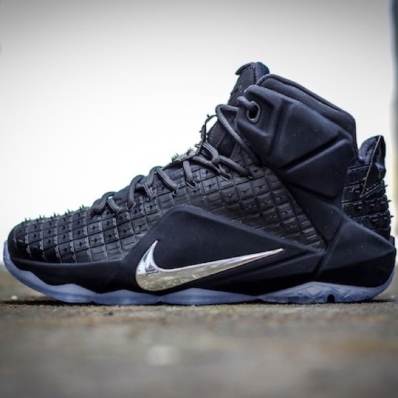 Nike LeBron XII EXT RC QS Black Chrome Basketball Sneakers – Men’s Size 11.5 main image 10